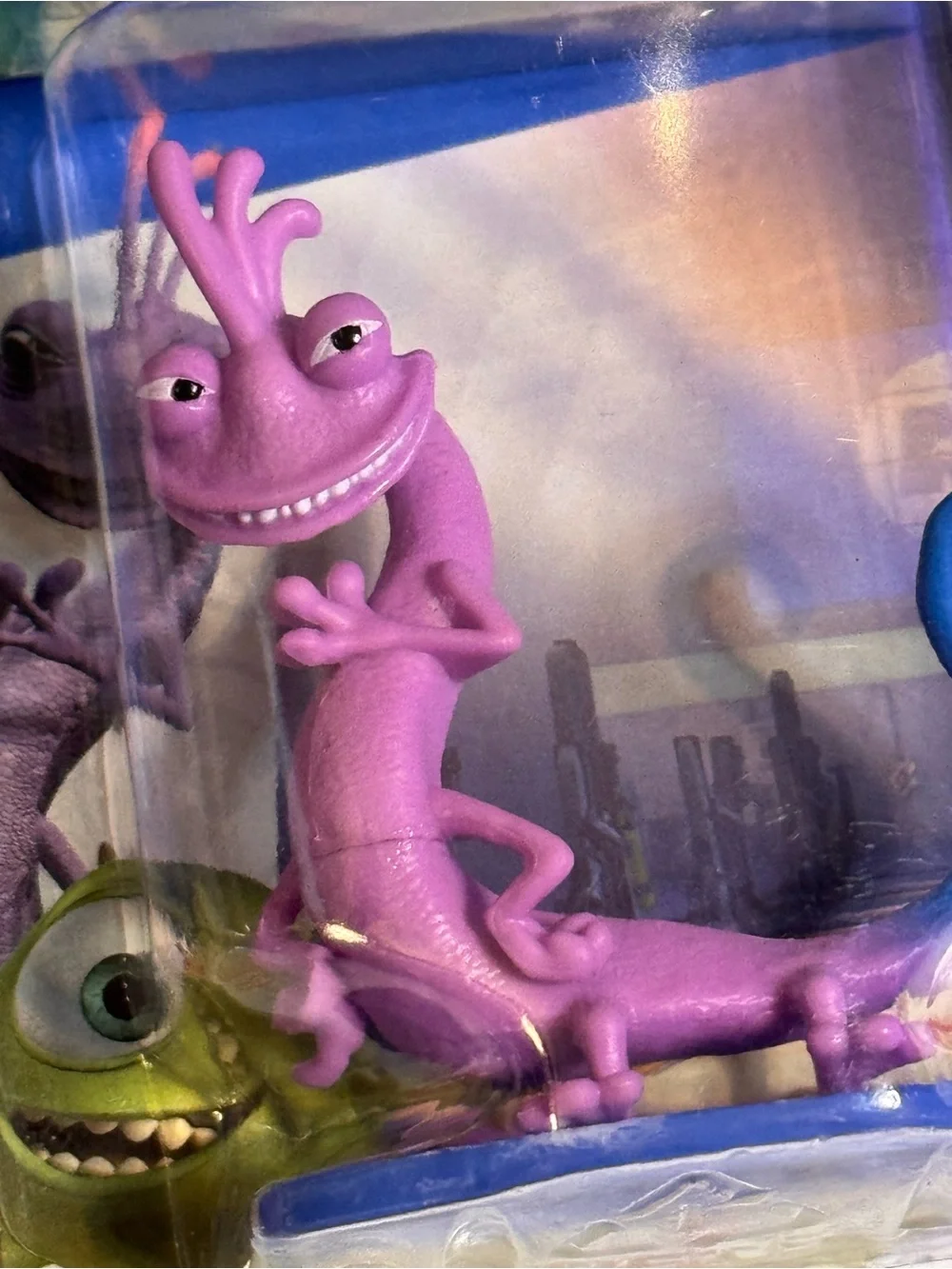 Mattel Monsters, Inc. Micro Figures Set - Sully, Mike, Randall, Boo & Roz